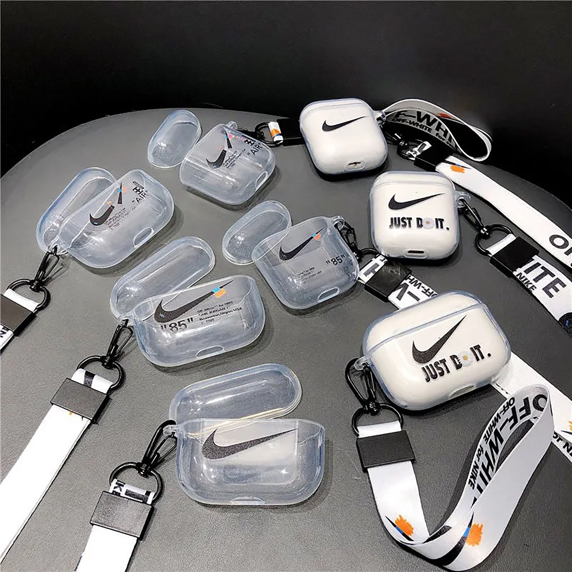 Hypebeast Nike Off-White AirPods Silicone Case with | Etsy