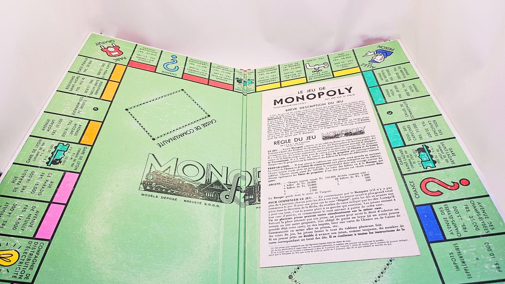 Monopoly Miro 1961 – Édition française vintage – Complet avec