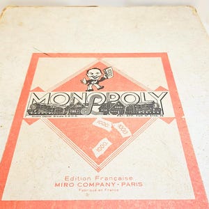 Monopoly Vintage Miro Company - Jeu De Société D'occasion - Bon état