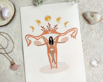 WOMAN AND UTERUS