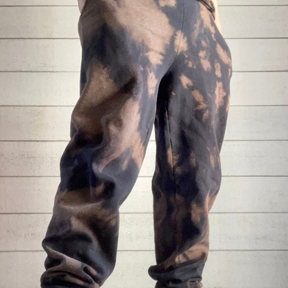 Bleach Tie-dye Sweatpants | Etsy