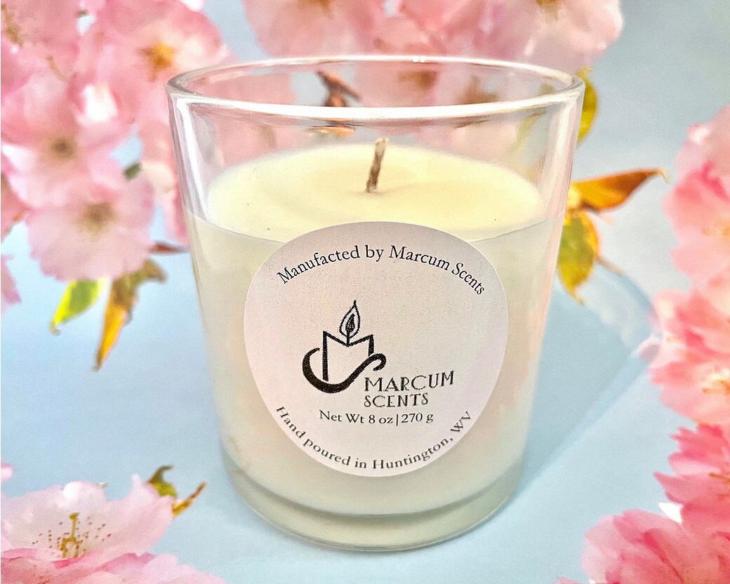 Japanese Cherry Blossom 8 oz Candle Etsy