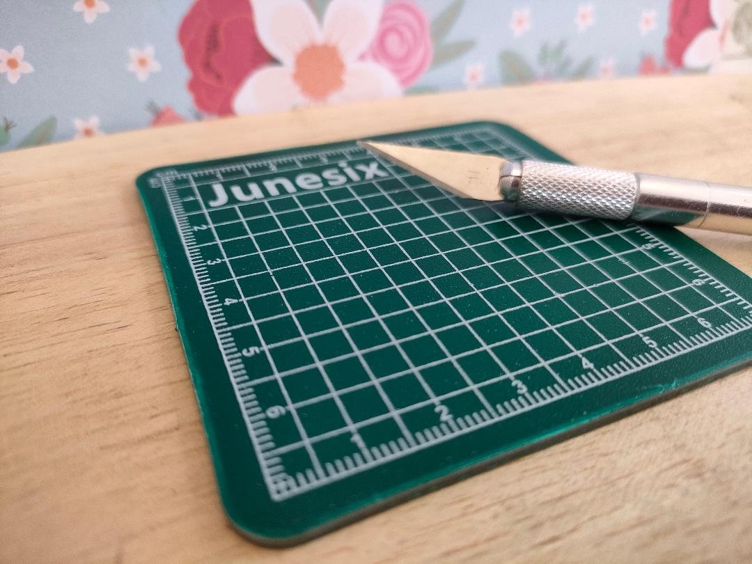 MINI-PVC Cutting Mat Pad With Metric Printed Grid Lines, Portable ...