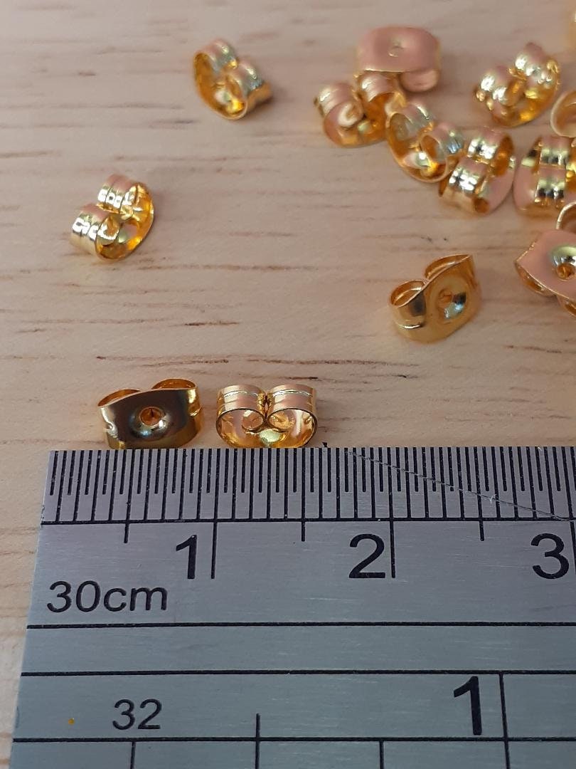 China Factory Brass Friction Ear Nuts, Ear Locking Earring Backs for Post  Stud Earrings 5x5x3mm,Hole:1mm in bulk online 