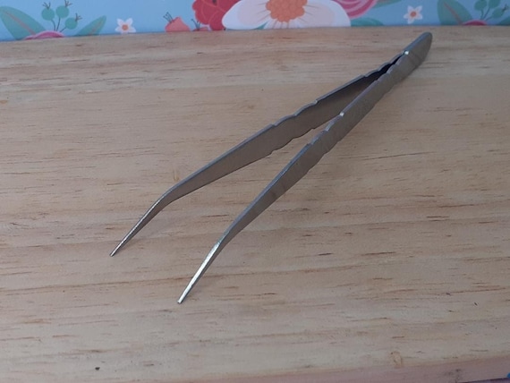 Stainless Steel Beading Tweezers, Stainless Steel Pointed Tweezers