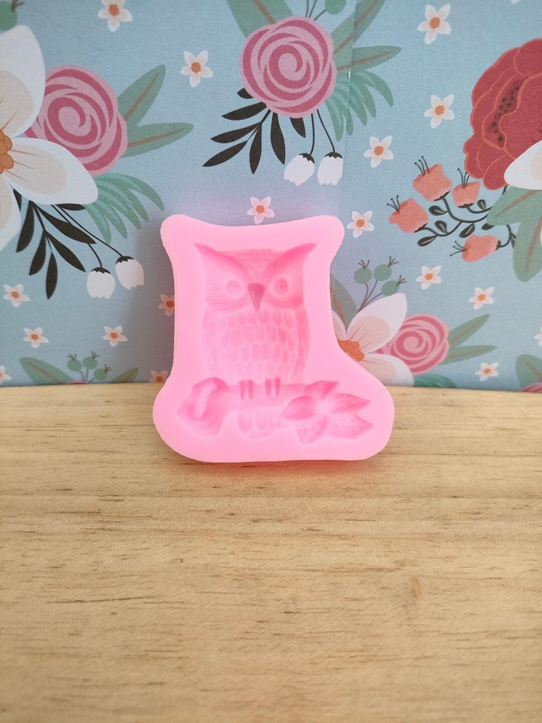 Owl Silicone Moulds, Resin Jewellery Making Bird Moulds, Unique Silicone Moulds, Small Food Moulds, 