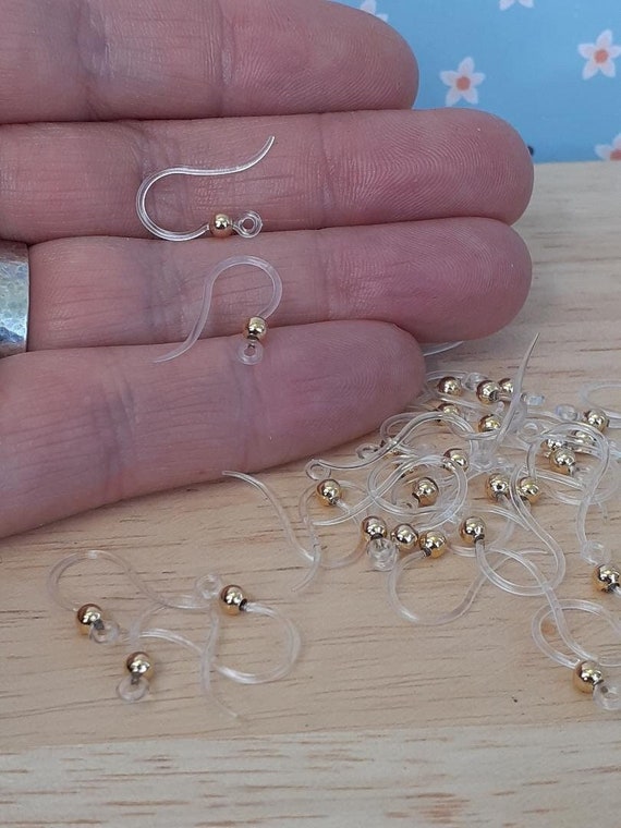 Hypoallergenic Earring Hook, Eco-friendly Plastic Earring Hooks