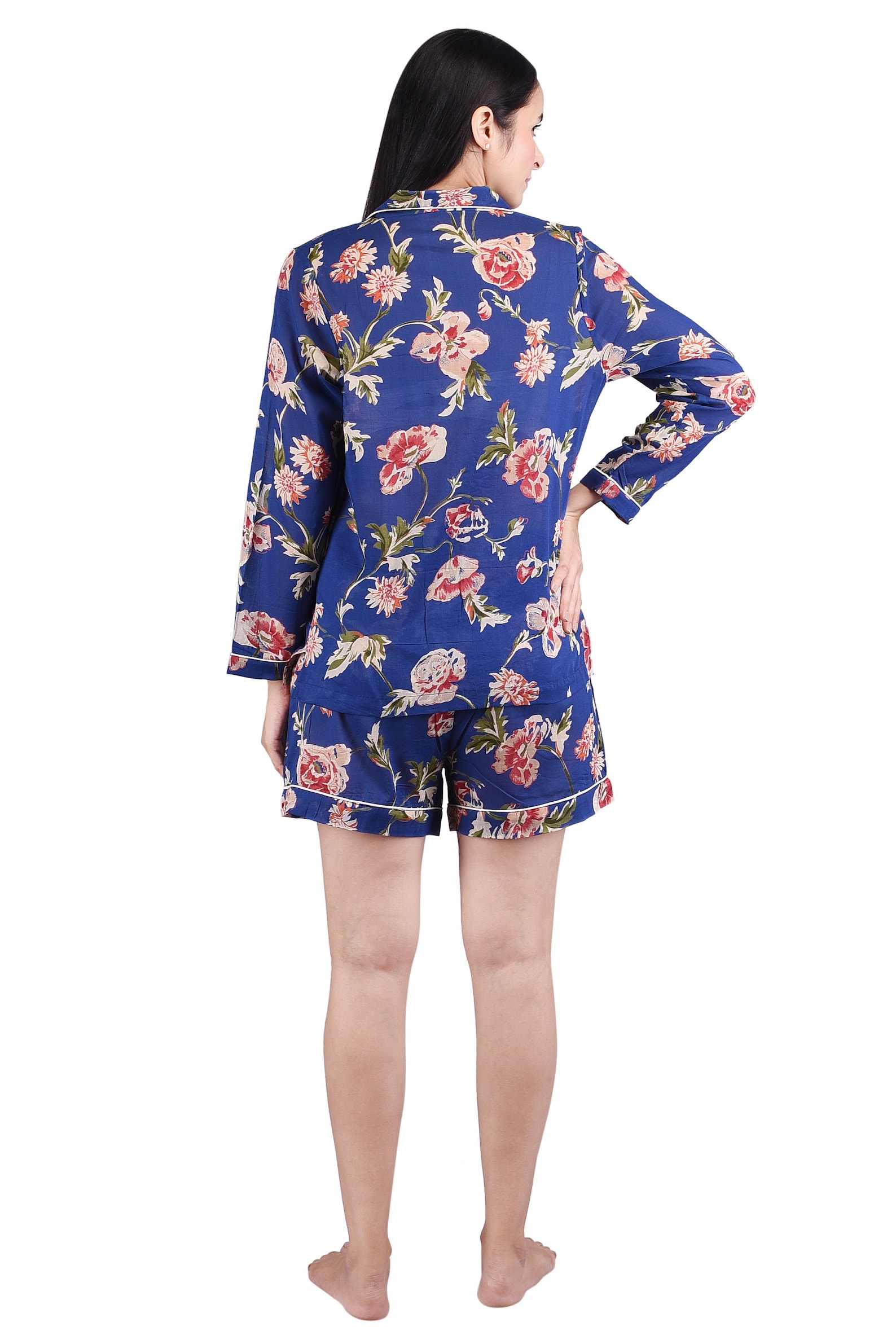 Women cotton organic pajama set nightwear Women Sleepwear Etsy