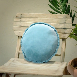Round chair pad cotton velvet Cushion Round seat pad for chair Round Floor Cushion Round outdoor cushion