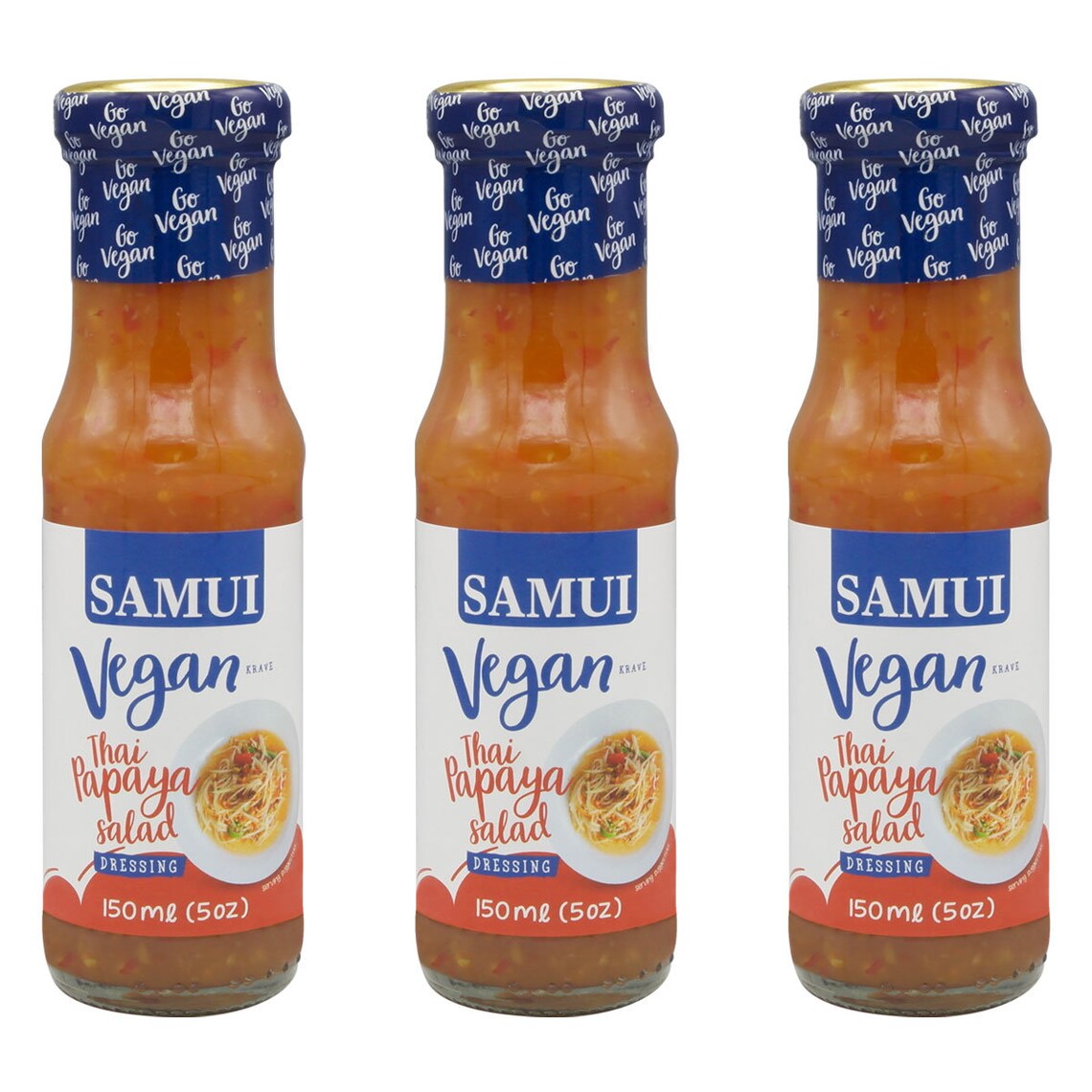 VeganKrave Thai Papaya Salad Dressing Pack of 3 bottles Etsy