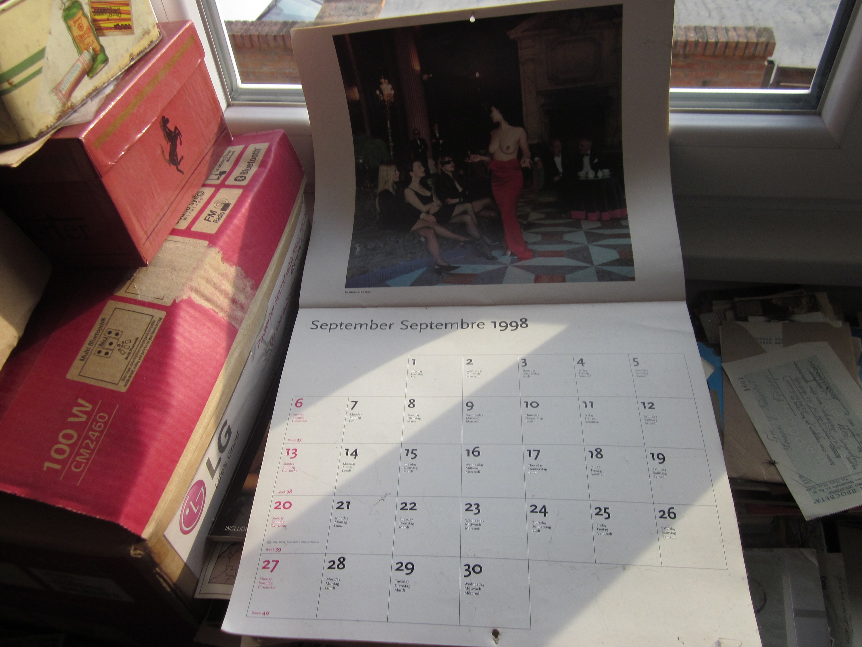 Helmut Newton Calendar , Artistic Performance Photos, 35x30 Cm - Etsy