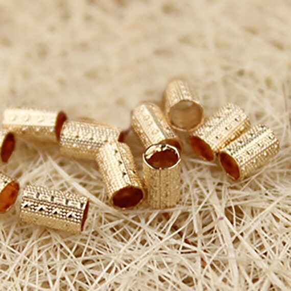14K Gold Filled Straight Cut Textured Tube Beads Gold Filled Tube Beads Necklace Beads Bracelet Beads Spacer Beads Tube Beads 3 5mm