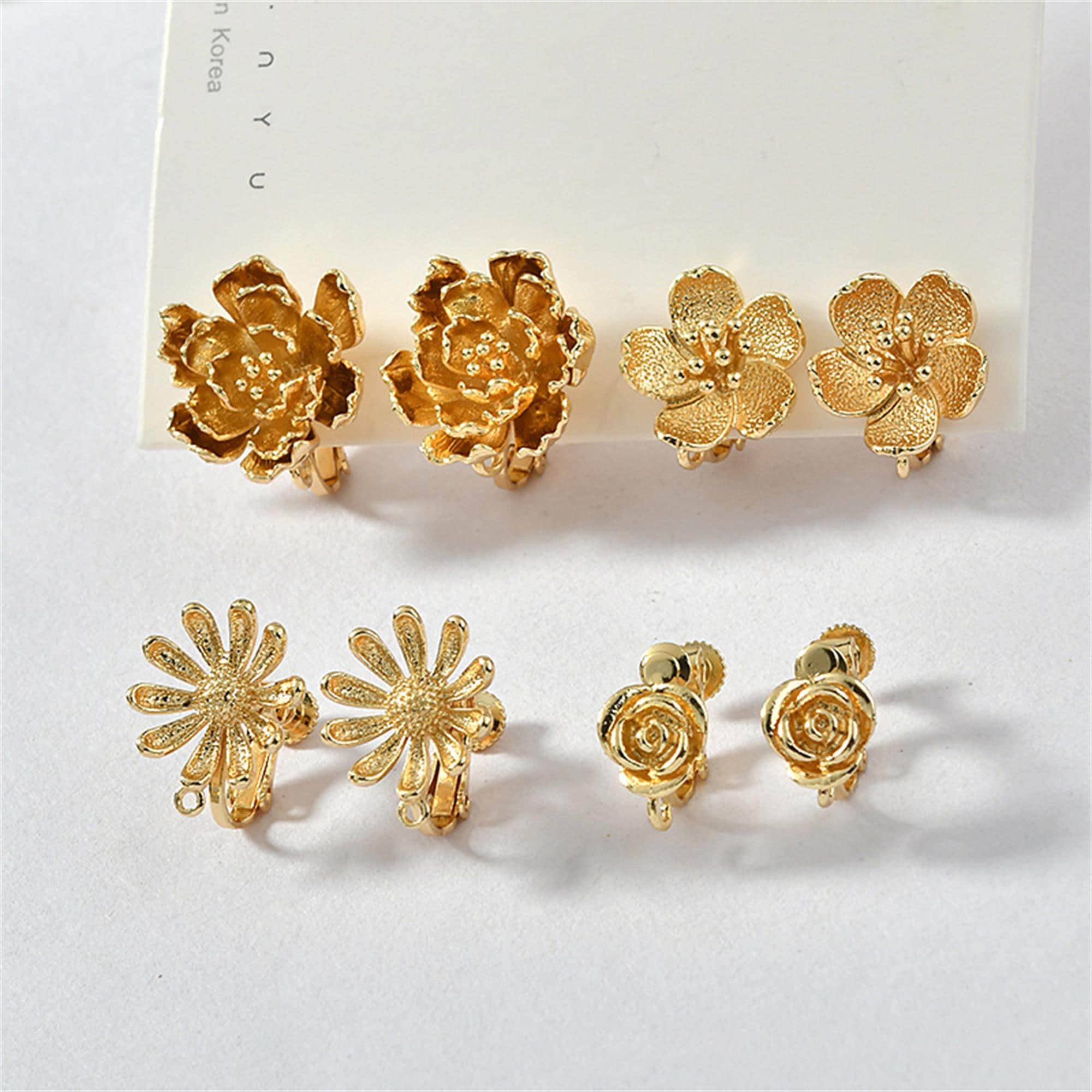 花のクリップオン - Etsy 日本