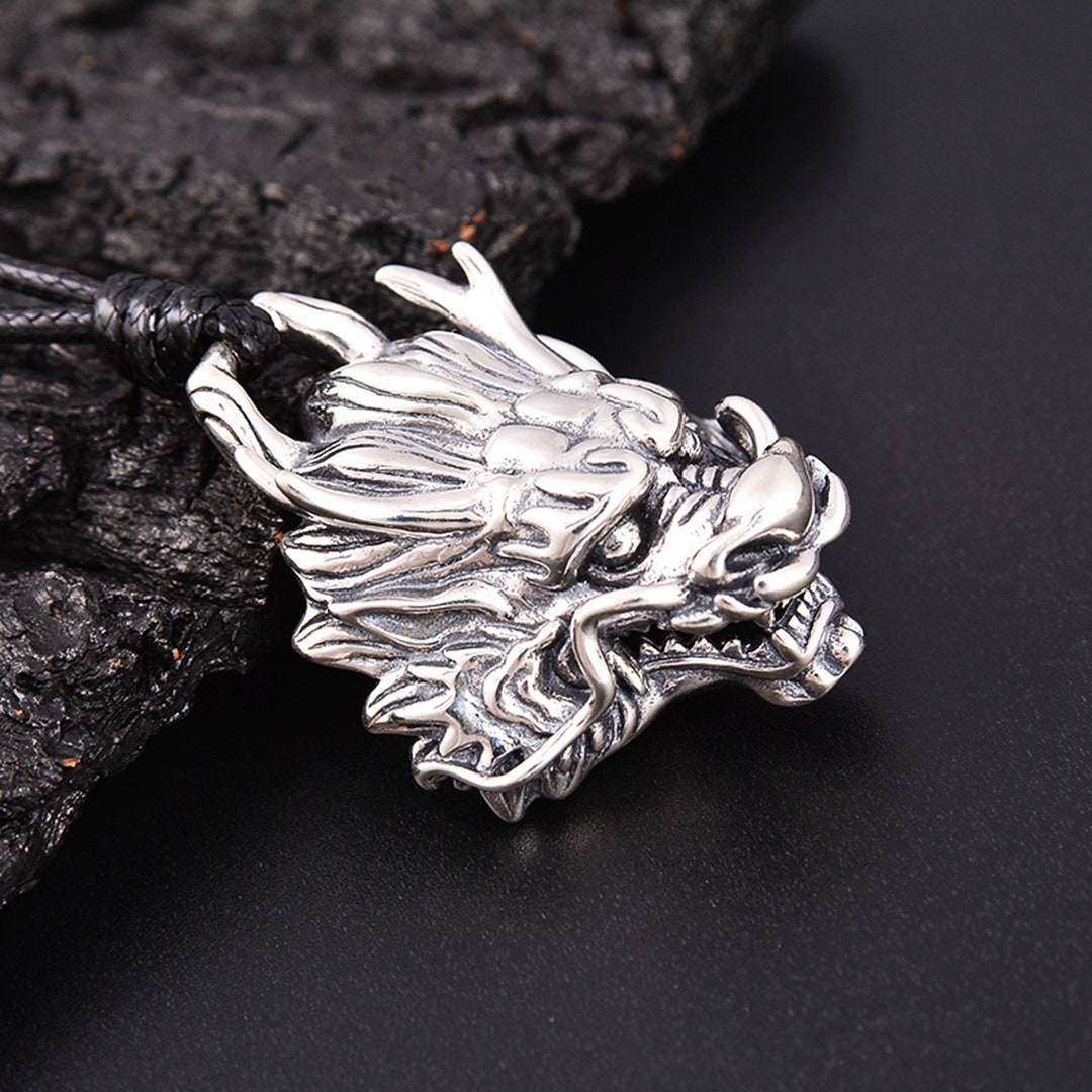 Sterling Silver Dragon Charm Pendant Mythical Bracelet Etsy