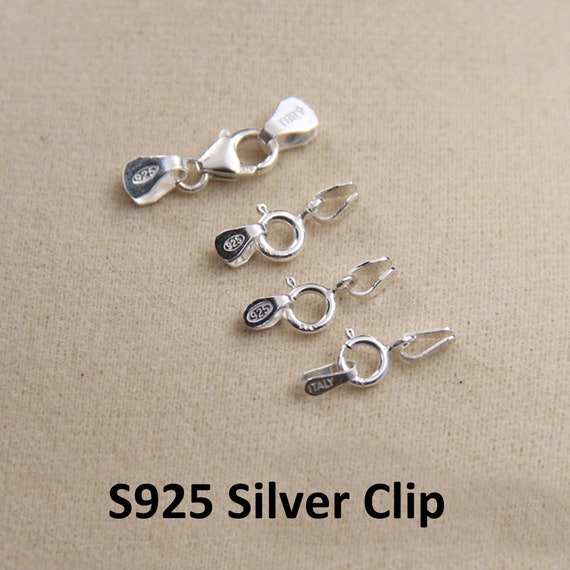Sterling Silver Crimp End Beads, S925 Silver End Beads for Jewelry Making  Supplies, Spacer Bead, Bracelet End Bead,necklace End Bead 
