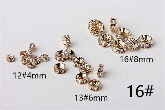 Perline riempite d'oro 14K per la creazione di bigiotteria fatta a mano
