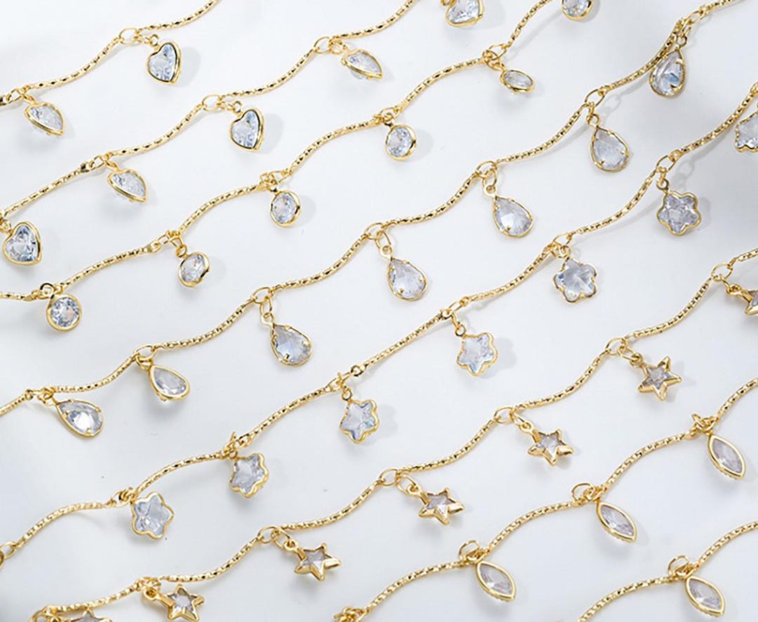 14K Gold Plated Box Chain Necklace, Gold Tone Box Chain for Jewelry ...