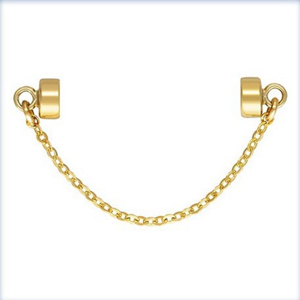 14k Gold Magnetic Necklace Clasp - Etsy