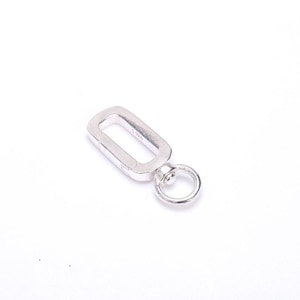 Sterling Silver Rectangle Push Clasps, 925 Silver Rectangular Gate Clasp, Geometric Clasp, Spring Gate Clasp, Holder Clasp for Bracelet