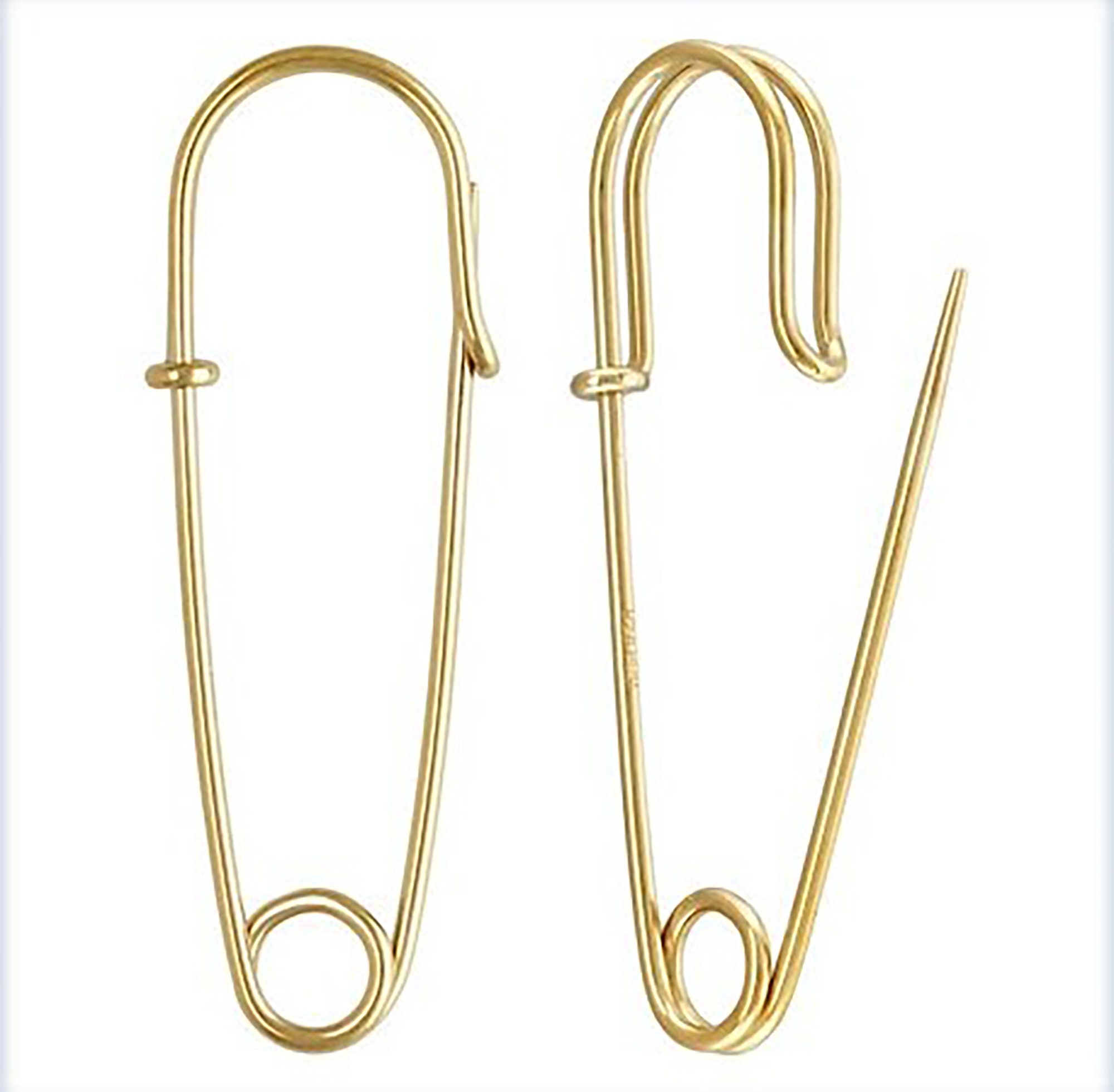 14K Gold Filled Brooch Pin Gold Filled Brooch Pin Safety Pin
