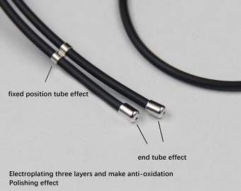 Sterling Silver Cord End Caps,s925 Silver Leather Cord End Cap For Jewelry Making Supplies, Small Cord Cap for Bracelet