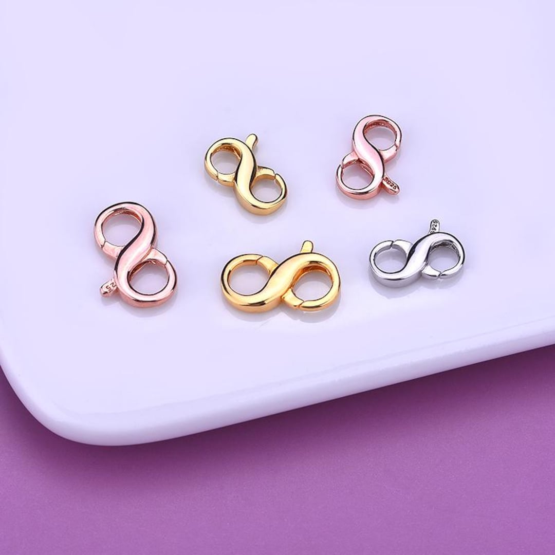 Sterling Silver Double Spring Rings, S925 Silver Infinity Spring Ring ...