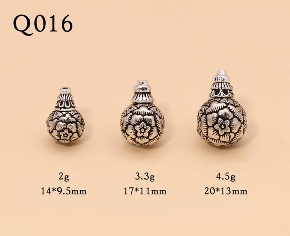 12 Pezzi 10mm Bali Perlina Cappello Sterling Argento Placcato Gioielli