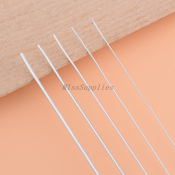 Sterling Silver Wire,s925 Silver Round Wire For Jewelry Making Supplies,Half Hard Wire 0.4mm  0.5mm 0.6mm 0.8mm 1mm 26ga 24ga 22ga 20ga 18ga