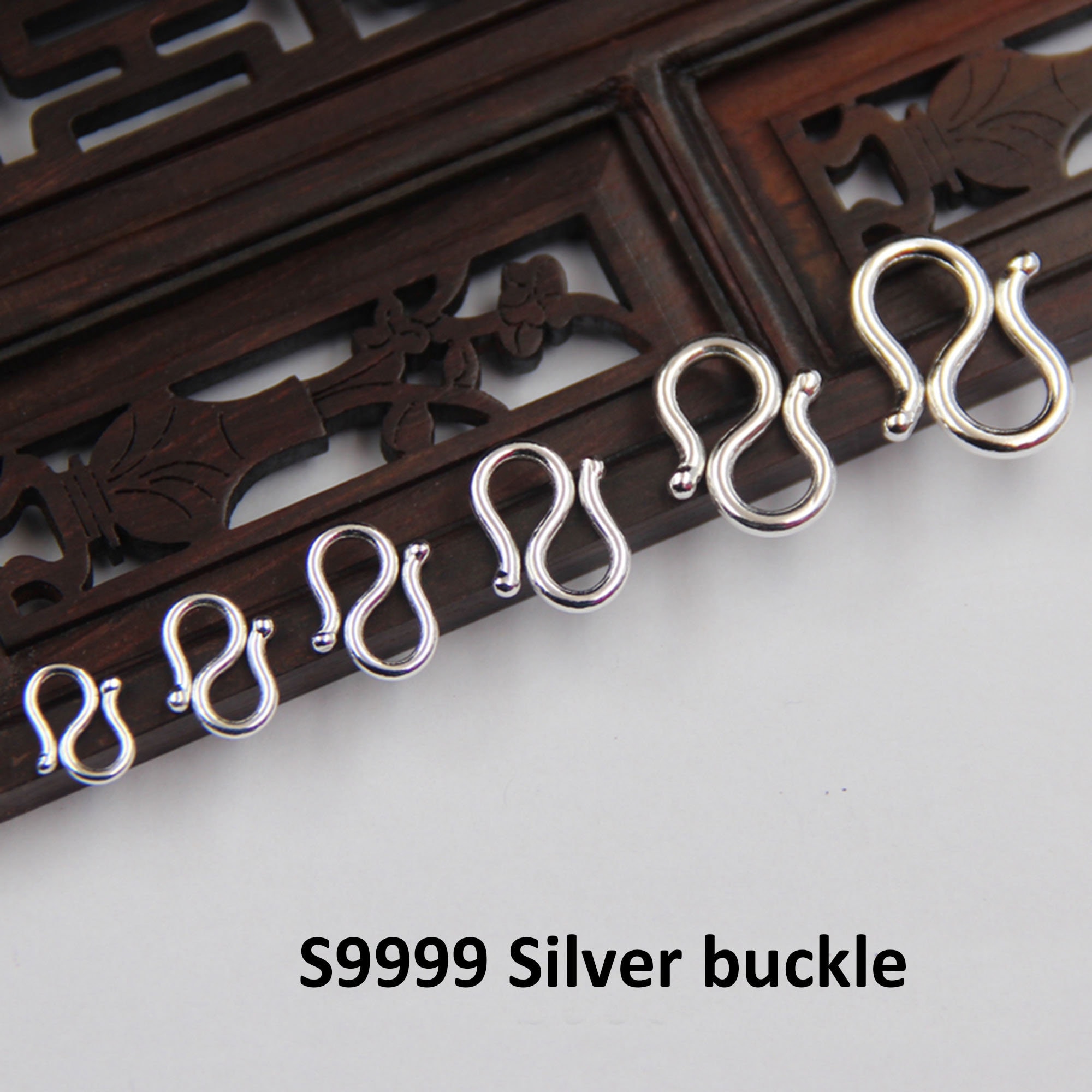 10pcs Sterling Silver S Clasps, S999 Silver Hook Clasp for Jewelry Making  Supplies, Bracelet Hook Clasp Connector -  Canada