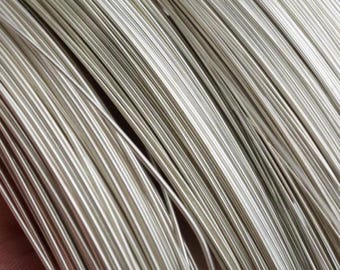 Sterling Silver Wire,s925 Silver Round Wire For Jewelry Making Supplies,Half Hard Wire 0.4mm  0.5mm 0.6mm 0.8mm 1mm 26ga 24ga 22ga 20ga 18ga