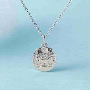 Sterling Silver Cat and Fish Charm Pendant, Pet Bracelet, Sea Necklace, Fisherman Earring, Fishing Jewelry, Animals Charm, Charms In Bulk