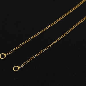 14K Gold Filled Figrao Chain Earring Threaders w/ Loop, Figrao Chain Earring Threader For Jewelry Making Supplies, Threader Earring
