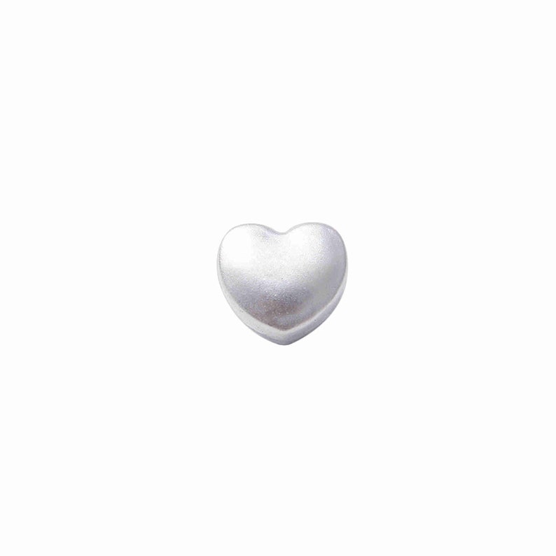 Filigree Heart Spacer Beads 11mm Sterling Silver Beads Sterling Silver Heart Beads s999 Silver Heart Beads