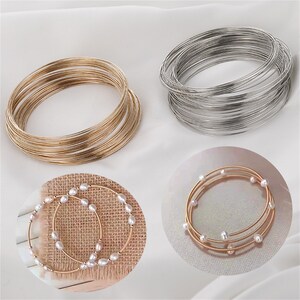 14K Gold Plated over Stainless Steel Half Hard Wires, Round Wire, Half Hard Wire, Soft Wire, Beading Wire 0.6mm (14Gauge)