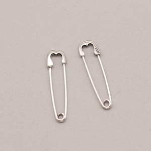 Sterling Silver Brooch Pin, 925 Silver Brooch Pin, Safety Pin Brooch, Brooch Pin Earring, Brooch Pin Back, Brooch Jewelry Findings