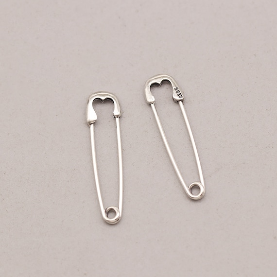 Sterling Silver Brooch Pin, 925 Silver Brooch Pin, Safety Pin