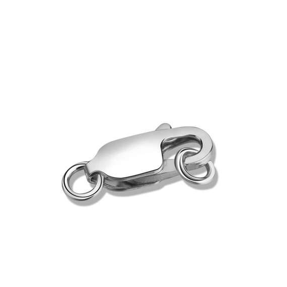 Wholesale 50 pcs 10mm 925 Sterling Silver Lobster Clasp w