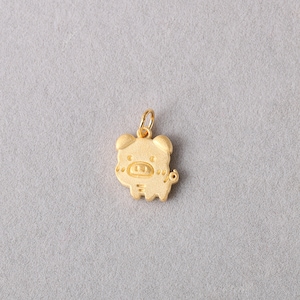 Colgante de cerdo en plata de ley, pulsera de cerdito, collar de cerdo, pendiente de jabalí, joyería de cerdo de dibujos animados, dije de animales, dijes al por mayor