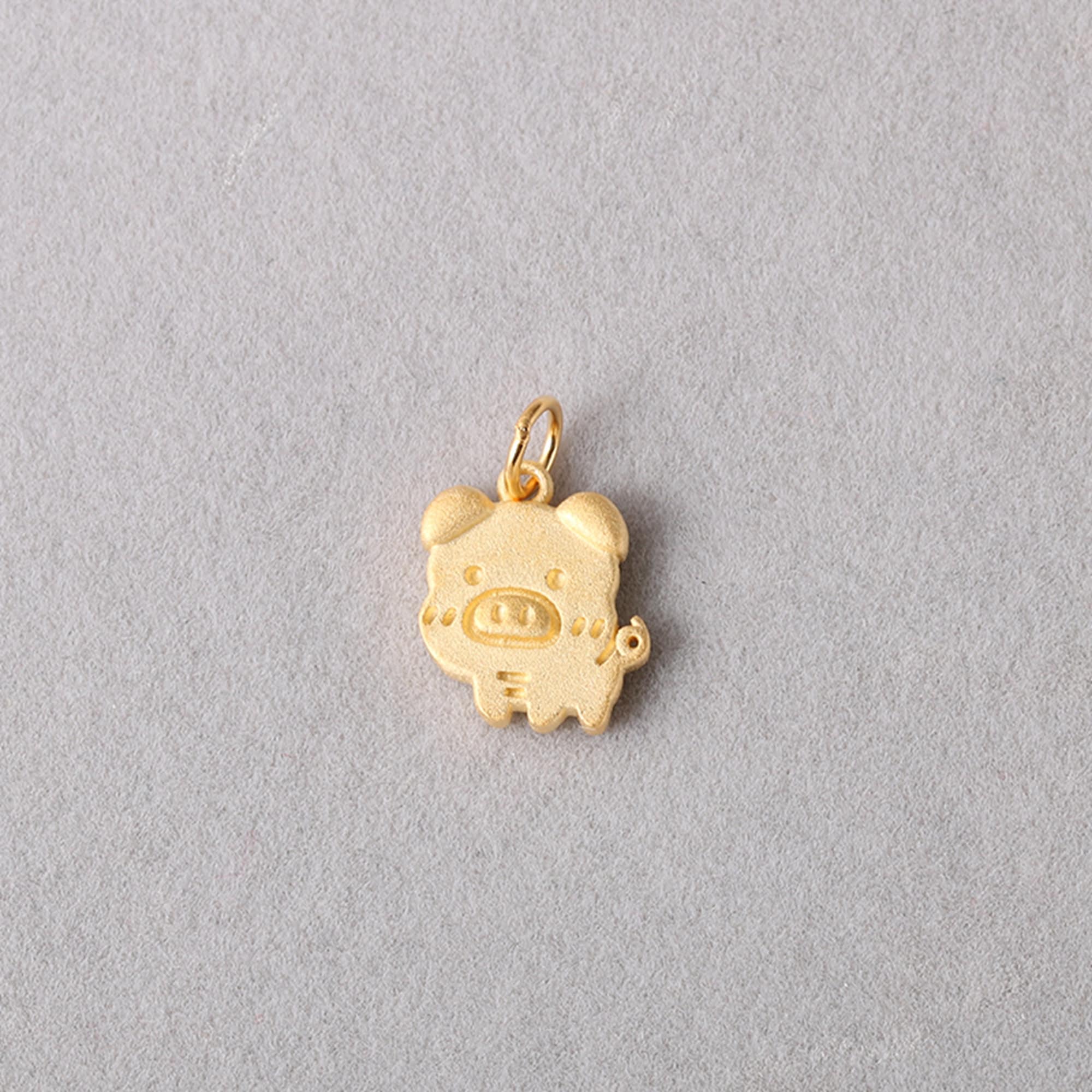 Sterling Silver Pig Charm Pendant, Piglet Bracelet, Hog Necklace, Boar Earring, Cartoon Pig Jewelry, Animals Charm, Charms In Bulk