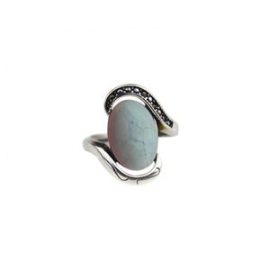 Sterling Silver Ring Setting, s925 Silver CZ Oval Bezel Cup Setting, Sterling Silver Ring Blanks, Adjustable Ring Blanks 3-12mm*10-15mm