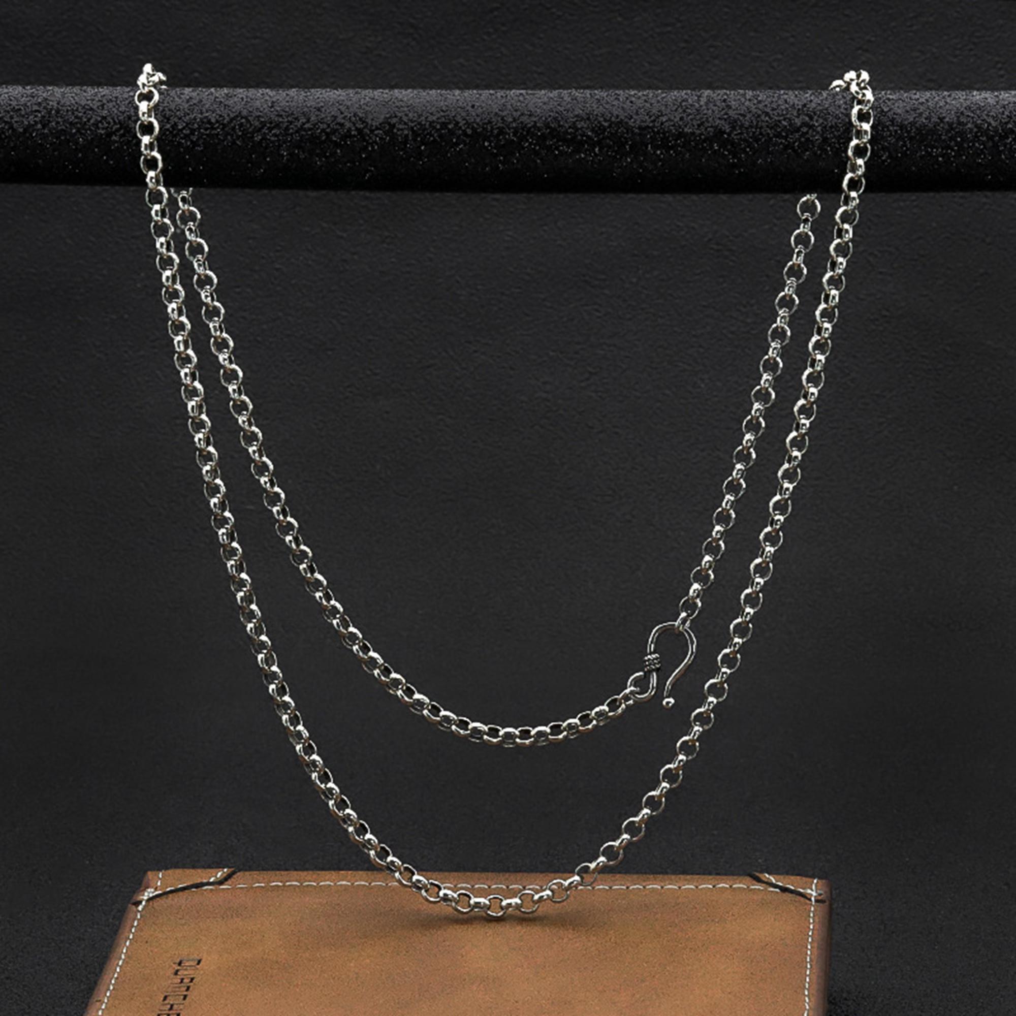 925 Sterling Silver Rolo Chain - 5mm Belcher Style, 7 To 34 Inches (Bracelet Or Necklace) By Ny6design