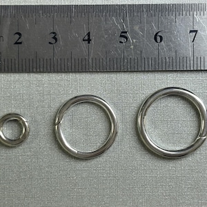 Sterling Silver Circle Clasp, s925 Silver Spring Round Pearl Clasp For Jewelry Making Supplies, Circle Clasp for Pearl Bracelet Necklace