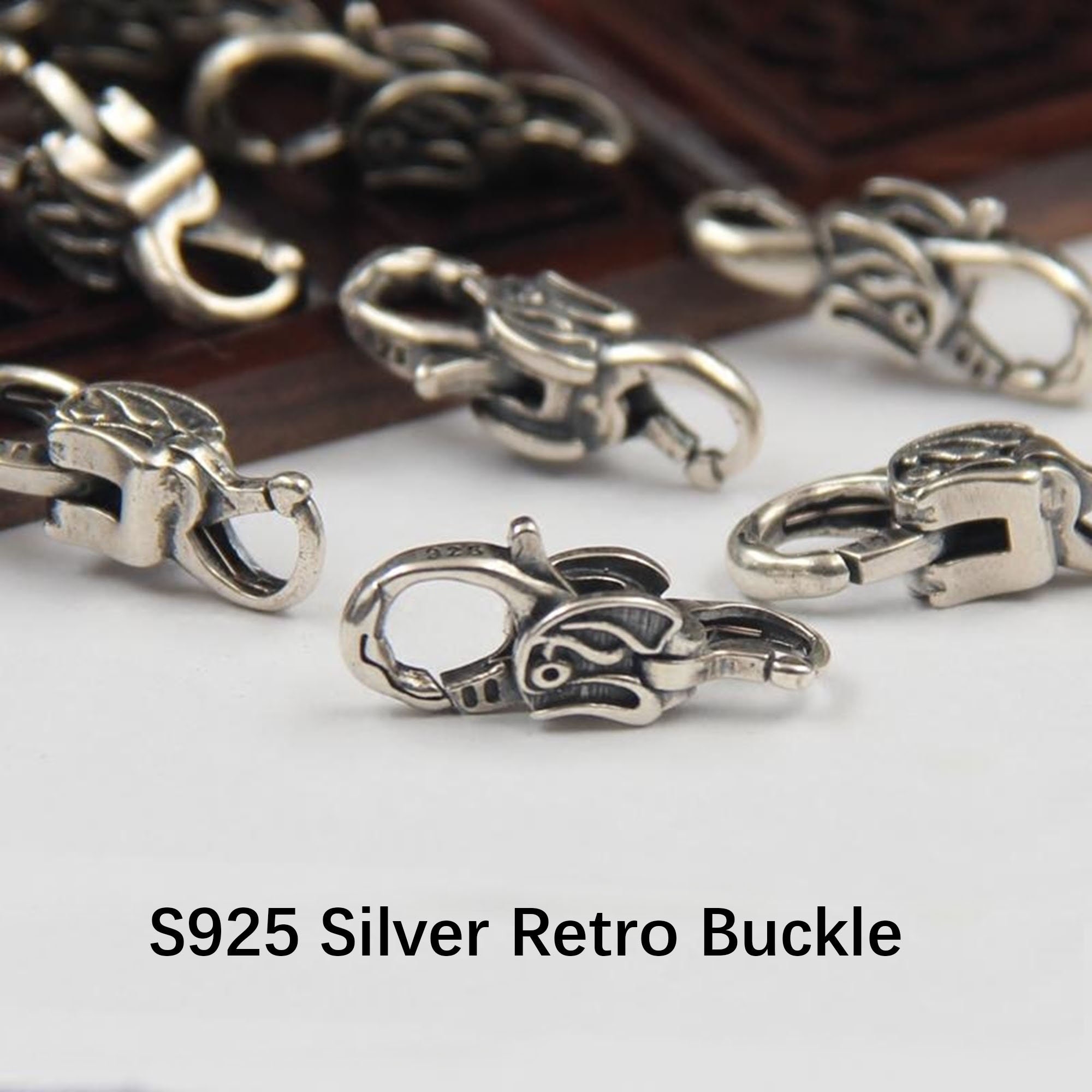 Sterling Silver 925 Lobster Clasp Bracelet Chain Replacement Lock  13.5x5.25mm - Findings Outlet