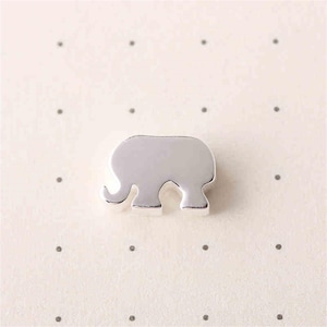 Sterling Silver Elephant Beads, s925 Silver Animal  Beads, Safari Bracelet,Wildlife Necklace, African Earring,Elephant Lover Jewelry 5.5*8mm