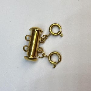 Sterling Silver Layered Detangler Clasp, Layering Necklace Clasps, Detangler Spacer Tube Clasp, Bar Clasp with 2 3 4 5 6 7 8 Strands