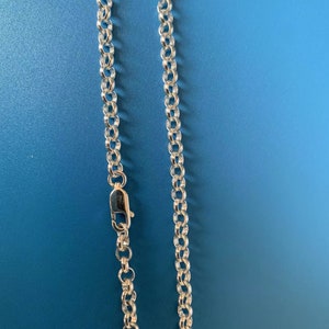 10pcs 2mm 3mm 3.5mm 4mm Sterling Silver Oval Rolo Chain,s925 Silver Oval Belcher Chain ,  Rolo Chain Necklace Bracelet 16 18 20 22 24 26 28&quot;