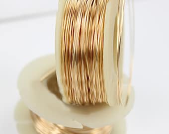 14K Gold Filled Wire, Gold Filled Half Hard Wire For Jewelry Making  Supplies, Gold Filled Soft Wire, Beading Wire 0.25-1.27mm 16-30Ga