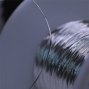 Alambre de filigrana de plata esterlina para abalorios, alambre blando de plata s9999, alambre para envolver, alambre redondo para joyería, grosor 0,1 mm, 0,3 mm y 0,4 mm.
