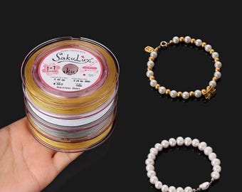 Stainless Steel Soft Wires, Colorful Round Wire, Bracelet Wire for Jewelry Making Beading Wire, Necklace Wire, Thickness 0.3mm 0.4mm 0.6mm