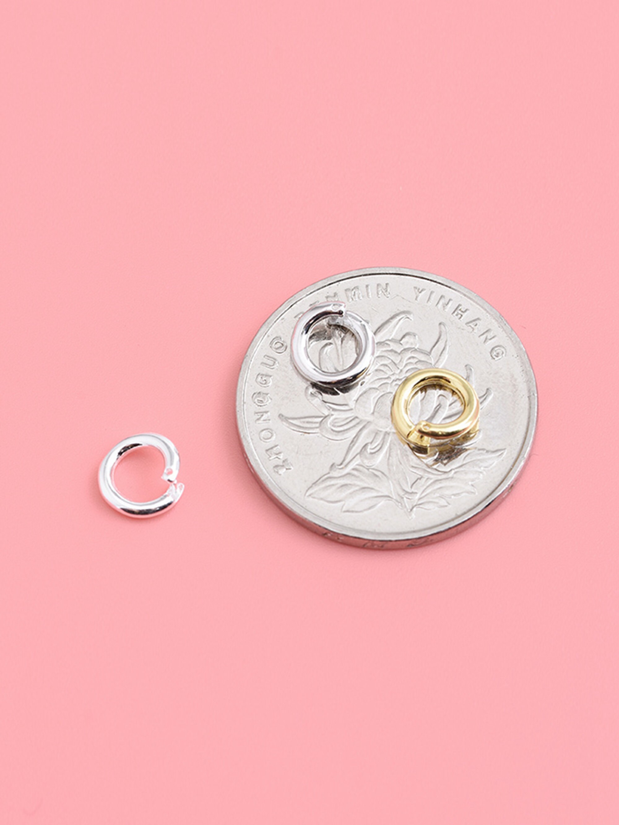 Sterling Silver Lock Jump Ring S925 Silver Open Jump Ring for Etsy